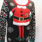United States Sweaters Crewneck Holiday Sweater in Black/Red, Size L EXCELLENT Photo 4