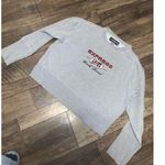 EXPRESS Vintage World Flag Crew embroidered Sweatshirt M Rare y2k coquette Photo 0