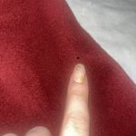 Façonnable Women’s Faconnable 100% Wool Maroon Coat Sz M Medium W Flaws Photo 13