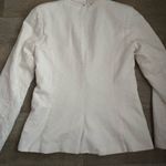 Jason Wu  Eyelet Linen Shoulder Pad Blazer Photo 6