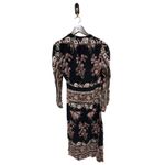Etro Floral Paisley Print Wraparound Midi Dress Size 6‎ Photo 12