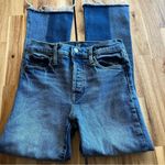 Gap  Crop Flare Jeans | Size 24 Regular | Raw Hem Photo 0