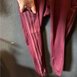 Adidas Burgundy High-Waisted Leggings for Active Wear Photo 1