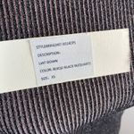 Ronny Kobo Black Quartz Lait Stretch Ribbed Knit Cut Photo 7