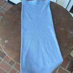 Olive & Oak  baby blue ribbed midi pencil skirt sz xs Photo 4