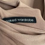 Naked Wardrobe NW Open Back Midi Dress Bodycon Long Sleeve COCO Small NW-D0317 Photo 2