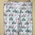 Disney Parks Women’s Castle Print Pink White Gray Stretch Pull-On Leggings Photo 4