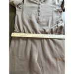 Gap  maternity Fleece Sweatsuit Jumpsuit Brown Size Large NEW! Photo 3