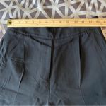 Boden Black Pleated Front Pull On Slim Straight Leg Trousers Contemporary‎ 8P Photo 10
