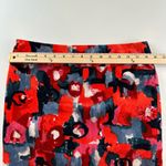 Anthropologie  Vanessa Virginia Corduroy Pencil Skirt Red Floral Women’s Size 4 Photo 8