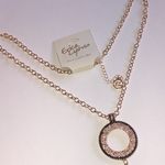 Erica Lyons Gold Tone Boho Tassel Fringe Pendant Necklace Photo 2