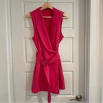 ZARA Pink Blazer Jumpsuit Dress Size Small Photo 1
