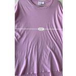 Melrose and Market Hi low T-Shirt Top SMALL Purple Split Side leggings wear Photo 7