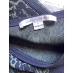 Diane Von Furstenberg  Flote Reptile Print Jacquard Knit Olive Mini Flare Skirt Photo 6