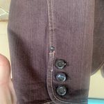 Denim & Company Brown Denim Blazer 1187 Size 1X Photo 3