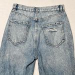 Garage denim vintage wash straight leg distressed jeans Photo 3