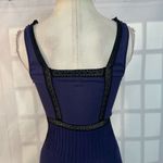 Ella Moss  purple black lace ankle length maxi dress size small Photo 7