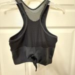 Bombshell sportswear  black mesh tie tank top!!! Photo 2