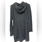 Athleta  Blissful Hoodie Dress Womens Heathered Gray Thumbholes Pockets Photo 1