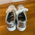 Dirty Laundry  1990 Record Metallic Silver Platform Sneakers Shoes Size 10 GUC Photo 8