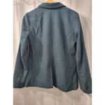 Banana Republic  Blazer Women Blue Wool Blend Twill Suit Jacket Size 8 Photo 4