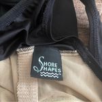 Vintage Shore Shapes Black One Piece Swim Suit Size 14 Size M Photo 2