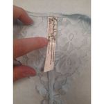 Free People Intimately Free by  Size L Light Blue Lace Racerback Bralette Bra Photo 1