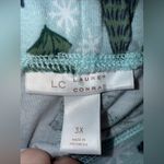 LC Lauren Conrad Lauren Conrad Green Pine Trees Long Cotton Green Pajamas Set 3XL Photo 6
