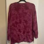Joy Lab Maroon Tie Dye Crew Neck Long Sleeve Top Size Large Photo 5