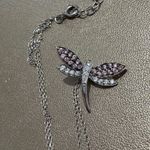Swavorski Swarovski Silver Dragonfly Necklace Photo 2