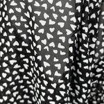 Nasty Gal Black Heart Print Peplum Square Neck Balloon Sleeve Crop Top Blouse 10 Photo 5