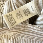 Max Studio  linen blend elastic waist wide leg pants  medium beach lightweight Photo 3