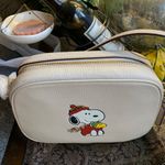 Coach Authentic Pebbled leather top zip Peanut Crossbody Photo 4