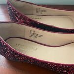 Fever Sole Glitter Ballet Flats – Burgundy Red size US 8 M NEW Photo 5