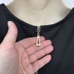 Available by Angela Fashion Cold Shoulder Dress Womens Small Black Beaded Mesh Photo 8