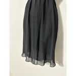 Vince Camuto Black Sleeveless Pleated Waist Sheath Dress Women Size 8 Photo 3