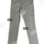 Pilcro and the Letterpress Anthropologie Stet Gray Straight Leg Jeans Photo 10