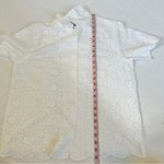 Beach Riot  Lexie Top White Magnolia Eyelet Lace Button Up Shirt Photo 6