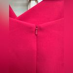 Black Halo Pink Belted Jackie O Sheath Midi Dress Career Women’s Size 4 Small Photo 7