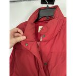 Eddie Bauer Vintage Goose Down Insulated Puffer Vest 90s Red Womens Medium Photo 3