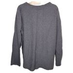 Marc New York MNY Long Sleeve Knit Embellished Gray Top Size L Photo 4
