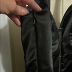 Night Moves Prom Collection Black Ruched Backless Gown Size 12 Photo 5