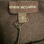 NEW KATHRYN MCCARRON marguerite paper thin cashmere sweater in black Size Small Photo 4