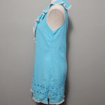 Mud Pie for Atlantis turquoise ruffled swim cover tunic dress size medium Photo 3