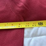 Vintage Womens Medium Red Cardigan Sweater 100% Cotton Button Down Fall Autumn Photo 2