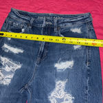 American Eagle  Outfitters Ripped Blue Boyfriend Jeans Photo 2