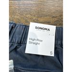 Sonoma  Goods For Life Pants Size S Blue Straight Leg Women’s Utility Pockets NWT Photo 4