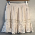 Abercrombie & Fitch Vintage Skirt Size Medium cream/off white Photo 0
