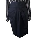 Reiss  Black Pleated Skirt with Pockets Photo 2