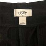 Loft Ann Taylor Navy Pinstriped Dress Pants Photo 4